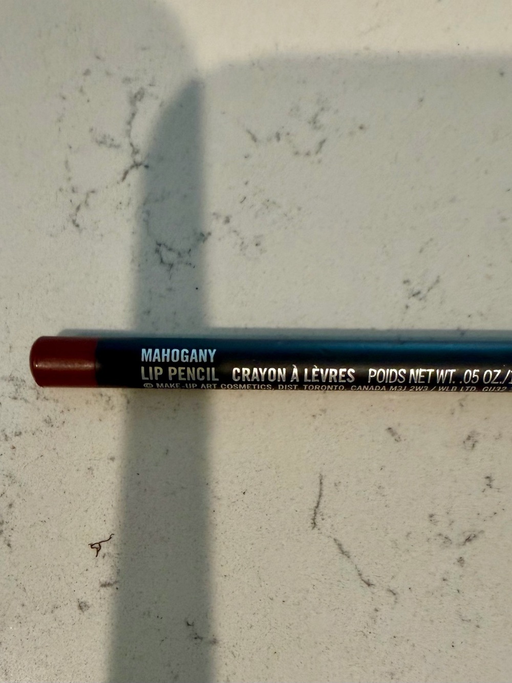 BRAND NEW/UNUSED MAC Cosmetics Mahogany Lip Pencil - Warm Brown Red
